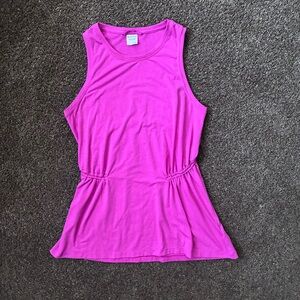 Athleta Air Out Cinch Tank, Pink, Size Medium, great used condition